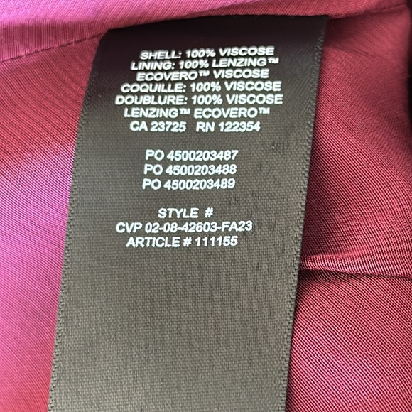 NWT Aritzia Sunday Best Elphin Dress in Spiced Burgundy - Picture 7 of 9